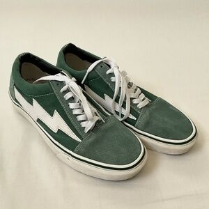 REVENGE X STORM Classic Plus Canvas Suede Sneakers Green